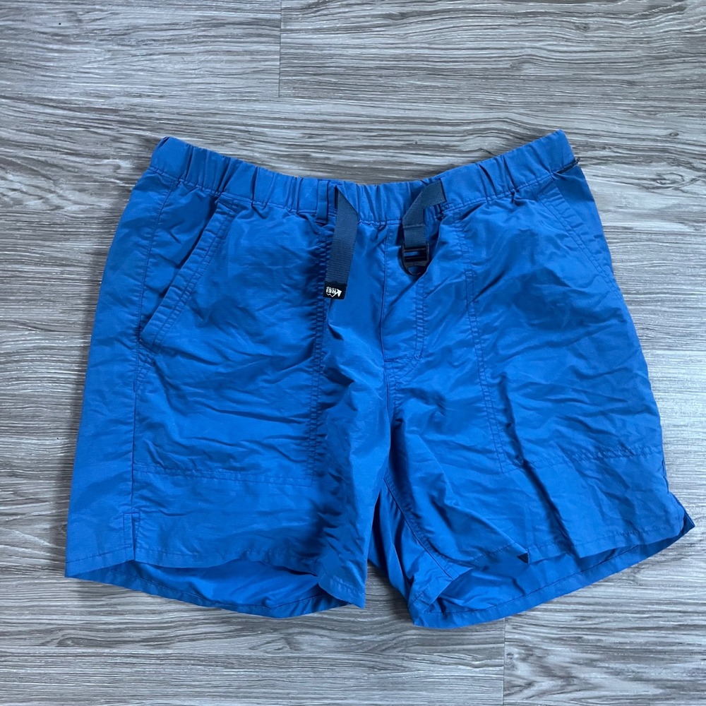 REI Co-op Trailmade Blue Nylon Belted Hiking Shorts Mens Medium 216313